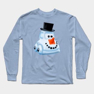 Snowy Car Long Sleeve T-Shirt